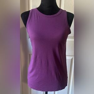 Ann Taylor Loft Sleeveless Purple Shirt, XS